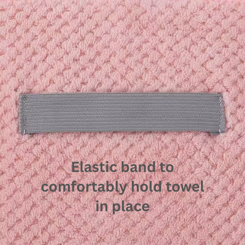 Hair Towel – Ultra Soft, Lightweight, Super Absorbent (Gray)
