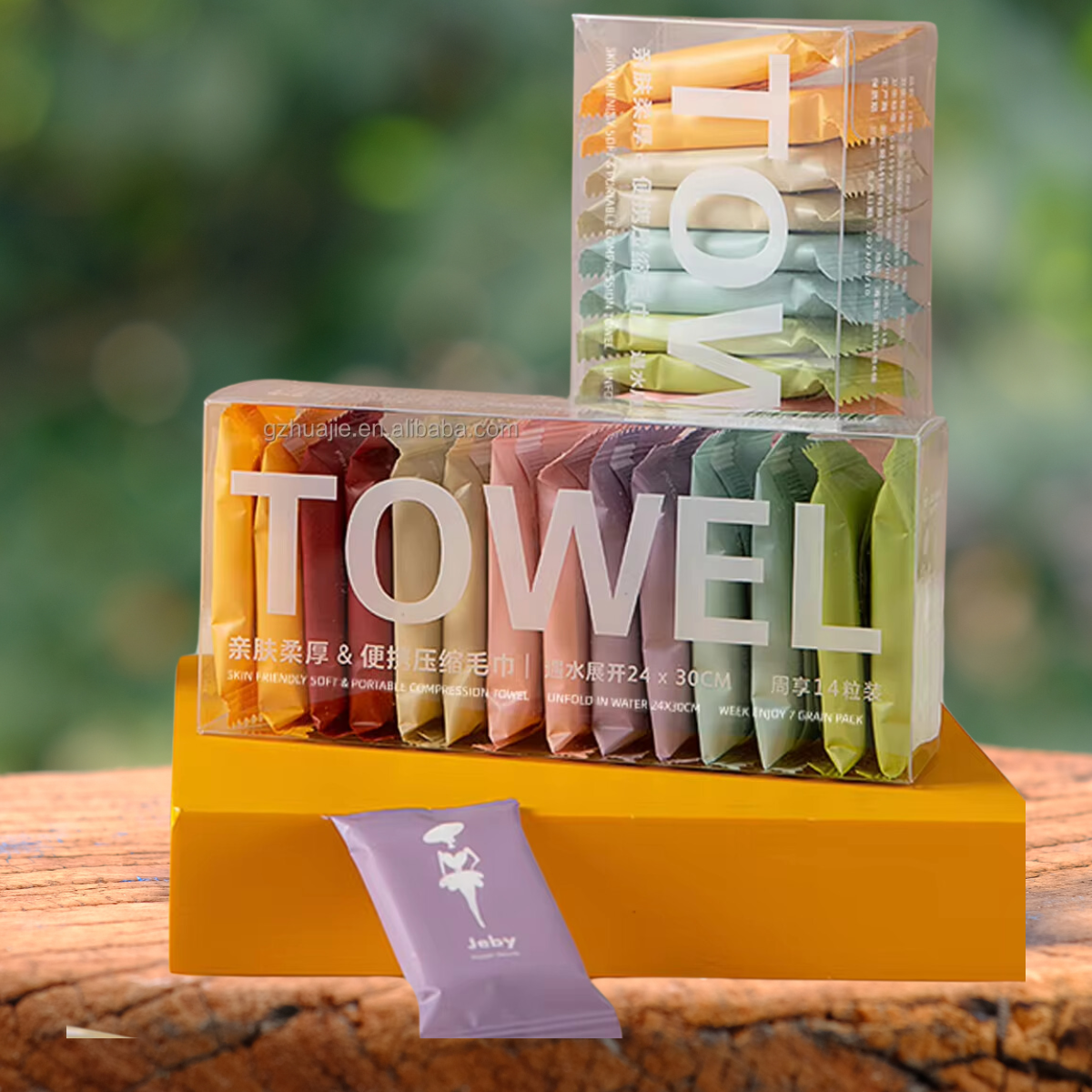 Portable Compressed Towel - 14 Pack