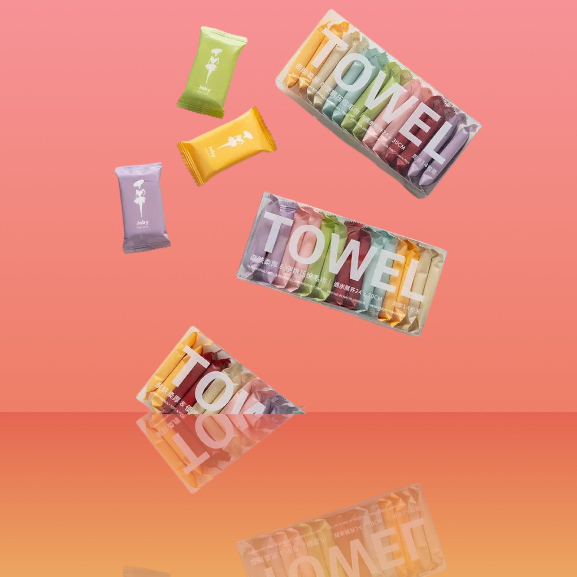 Portable Compressed Towel - 7 Pack
